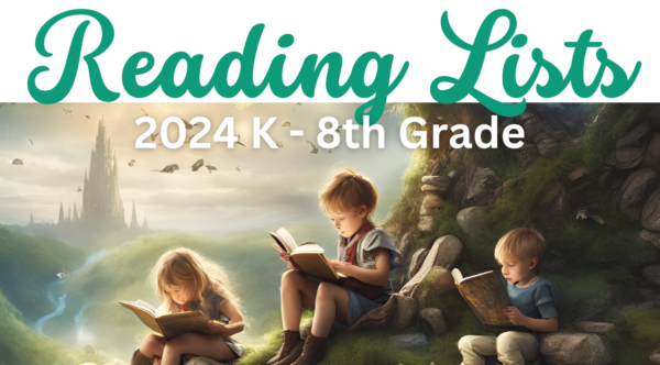 2024 Reading List Kindergarten to 8th grade